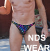 Men's Rainbow Snake Thong - Limited Stock Clearance-NDS Wear-ABC Underwear