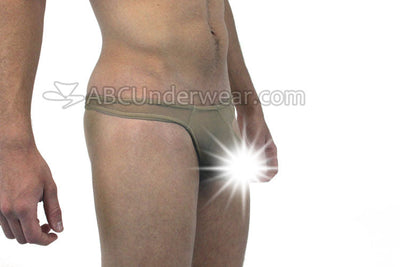 Men's Sheer Flesh Tone Thong for the Fashion-forward Individual