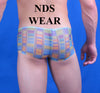 Mens Sheer Multi-Color Graphic Short-NDS Wear-ABC Underwear
