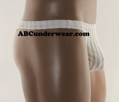Men's Thong with Mesh Hole