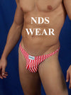 Men's XXL Stripe Thong - Limited Stock Clearance-ABC Underwear-ABC Underwear