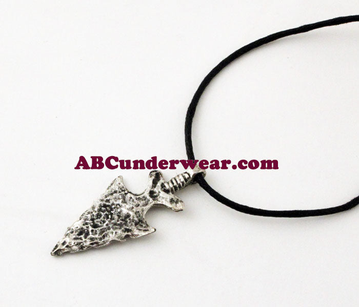 Metal Brave Arrowheads Necklace