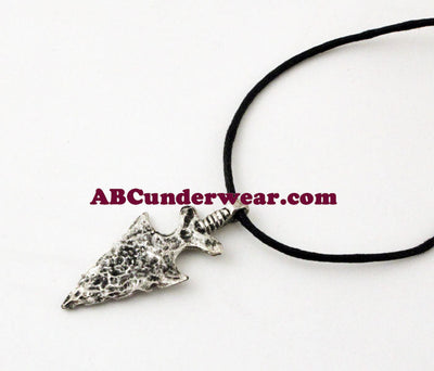 Metal Brave Arrowheads Necklace