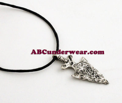 Metal Brave Arrowheads Necklace
