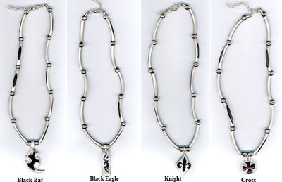 Metal Tube Necklace and Pendant-ABC Underwear-ABC Underwear
