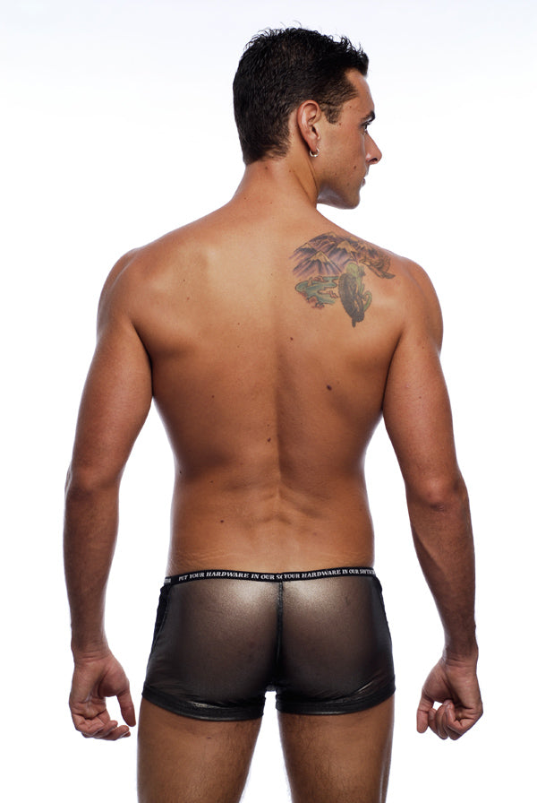 Metallic Mesh Squarecut V-Front Boxer