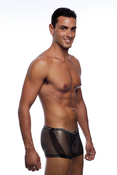 Metallic Mesh Squarecut V-Front Boxer