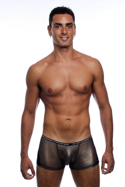 Metallic Mesh Squarecut V-Front Boxer
