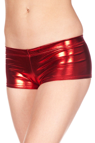 Metallic Mini Booty Shorts