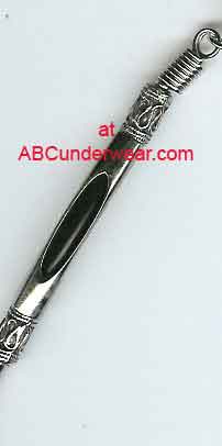 Metallic Rubber Necklace