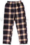 Mountain Cabin Plaid Fleece Pajama Pants - Hot Coffee-abcunderwear-ABC Underwear