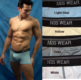 NDS WEAR Microfiber Suspensor Boxer - Small-White