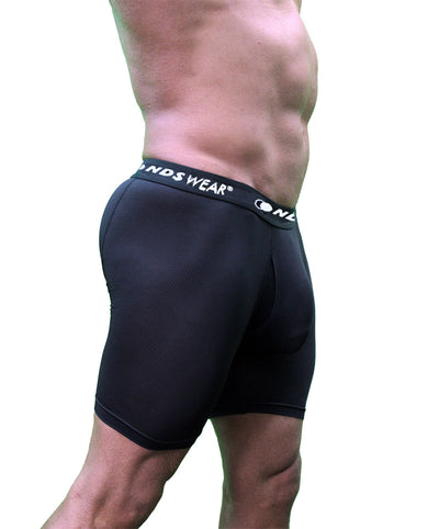 NDS Wear Boxer Brief for Men Sport Mesh Fly Front Underwear 2 Pack