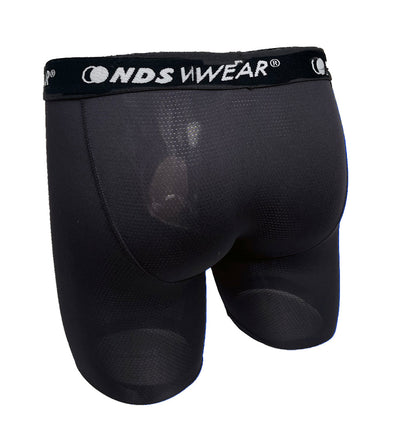 NDS Wear Boxer Brief for Men Sport Mesh Fly Front Underwear 2 Pack