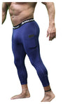 NDS Wear Men's 3/4 Compression Active Tights Color Navy-NDS Wear-ABC Underwear