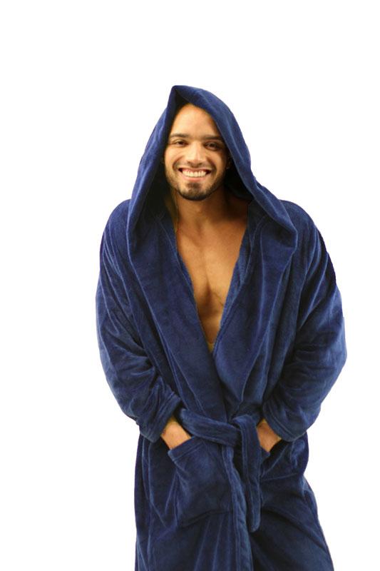 Mens small dressing discount gown with hood