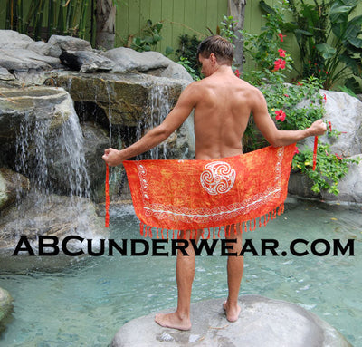 Naranja Mini Sarong-ABCunderwear.com-ABC Underwear