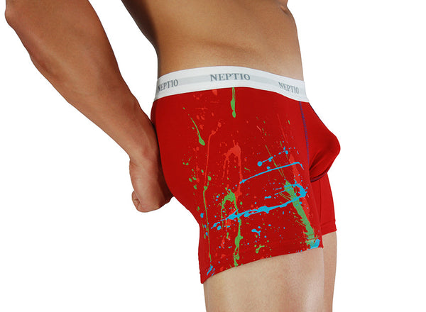 Neptio Picasso Paint Splashy Men's Boxer Brief Mens Underwear - ABC  Underwear
