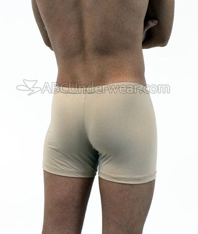 Nude Dude Microfiber Flesh Tone Mens Boxer Brief Low Rise