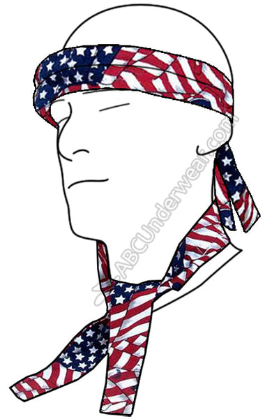 Patriotic Cooldanna Cooling Headband-Zan Headwear-ABC Underwear