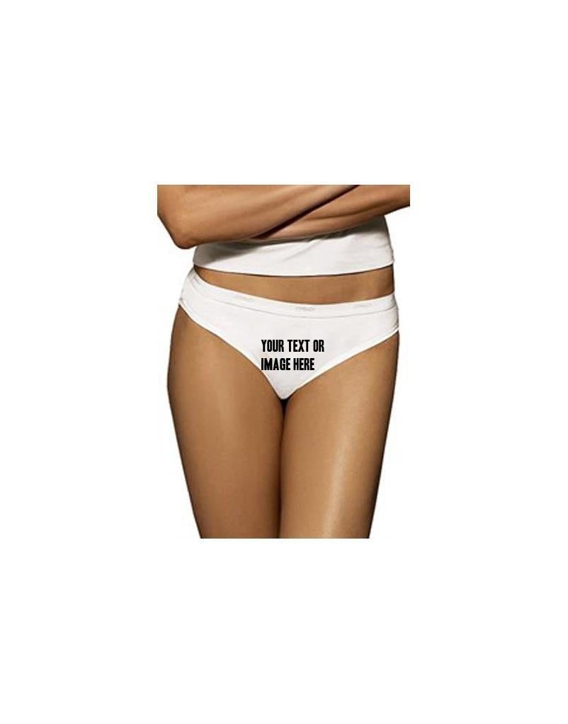 Personalized Image/Text Women's Bikini Underwear