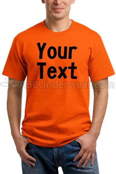 Personalized Orange T-Shirt, Halloween Shirt, Easy Costume