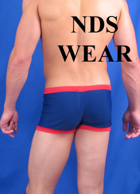 Piped Midcut Swimsuit - Large-ABC Underwear-ABC Underwear