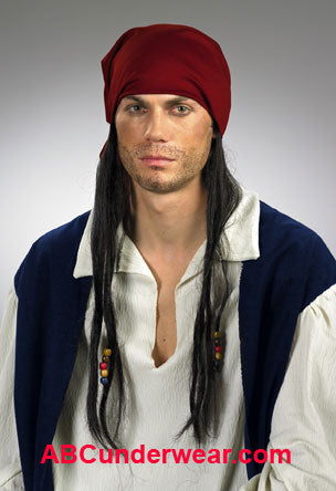 Pirate Bandana with hair
