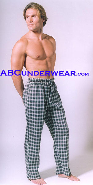 Plaid Men's Lounge Pants-ABCunderwear.com-ABC Underwear
