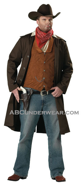 Plus Size Gunslinger Costume - Abc Underwear