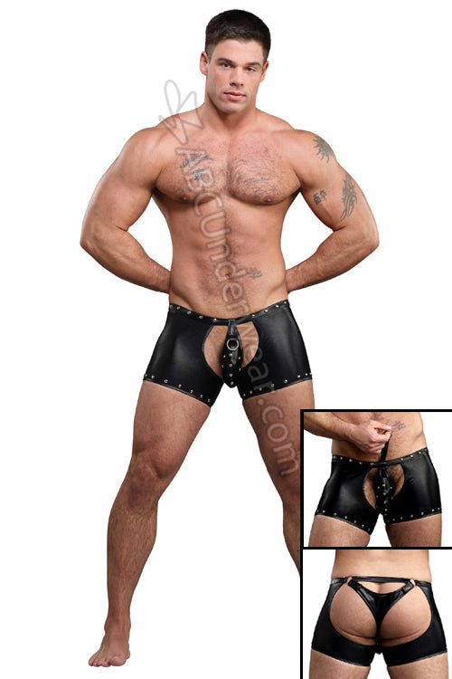 Poseidon Detachable Pouch Chap Thong