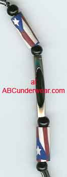 Puerto Rican Flag Necklace