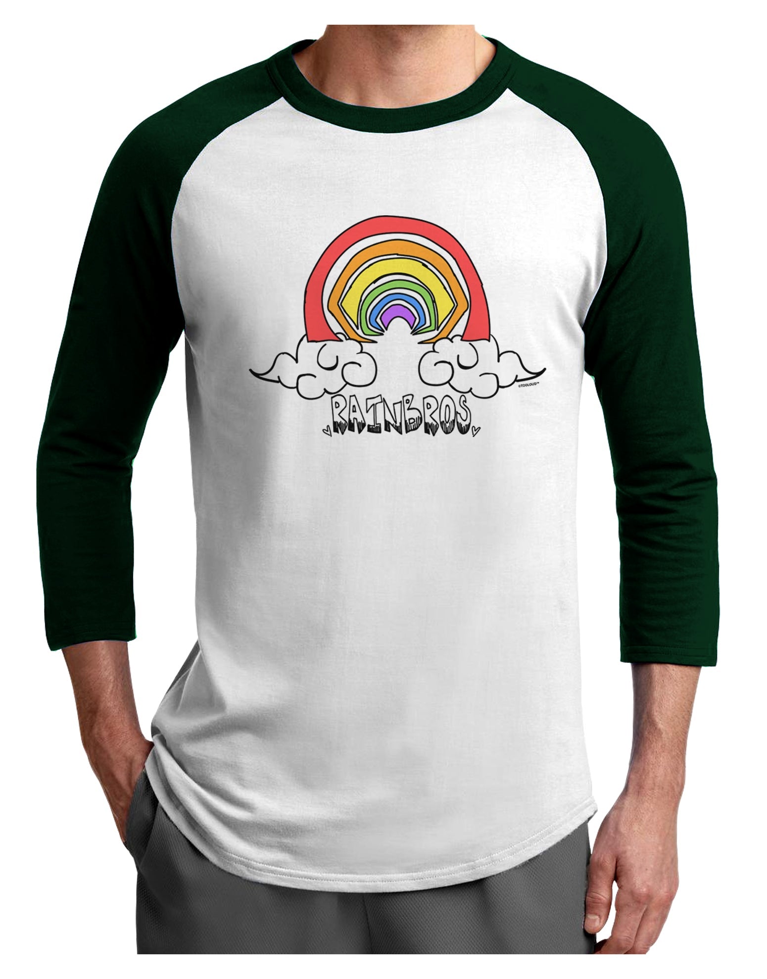 RAINBROS Adult Raglan Shirt