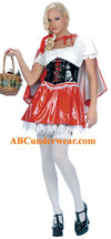 RED RIDING HOOD OUTFIT COSTUME -Closeout-Music Legs-ABC Underwear
