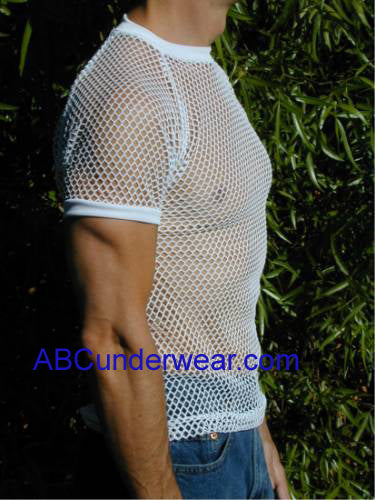 Raglan Mesh Knit Shirt