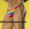 Rainbow Bikini Swimsuit-Male Power-ABC Underwear