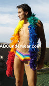 Rainbow Feather Boa Sections-ABC Underwear-ABC Underwear