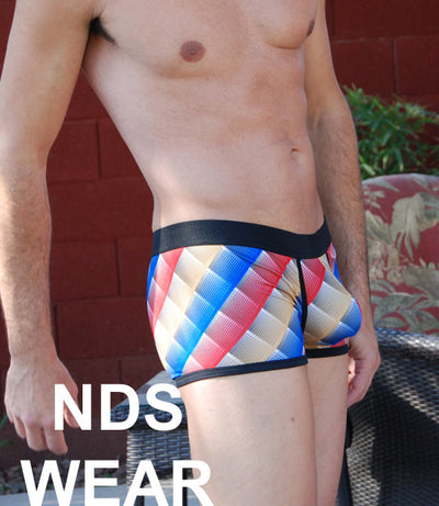 Rainbow Metric Pouch Mens Trunk - Closeout