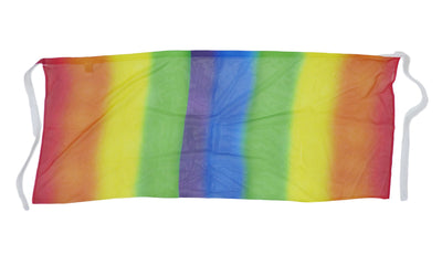 Rainbow Sheer Mini Sarong Wrap