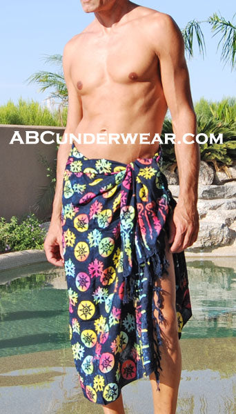 Rainbow Snowflake Sarong