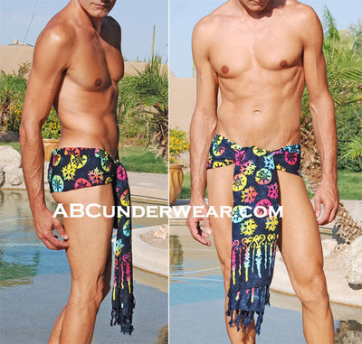 Rainbow Snowflake Sarong-ABCunderwear.com-ABC Underwear