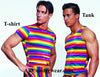 Rainbow Stripe Tank Top-ABC Underwear-ABC Underwear