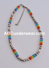 Rainbow Tube Necklace-ABC Underwear-ABC Underwear