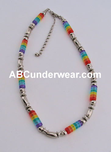 Rainbow Tube Necklace-ABC Underwear-ABC Underwear