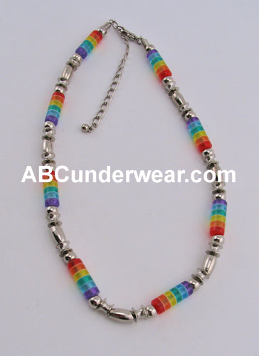 Rainbow Tube Necklace