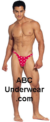 Red Bikini with Hearts CLOSEOUT-ABC Underwear-ABC Underwear