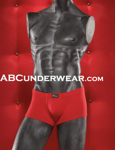 Red Cotton Lowrise Boxer Brief - Clearance