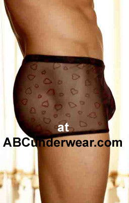 Red Heart Mesh Pouch Short Closeout