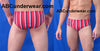 Red Stripe Bikini Swimsuit-JM-ABC Underwear