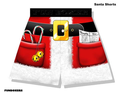 Santa Boxer Short-ABCunderwear.com-ABC Underwear